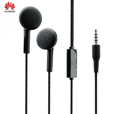 Huawei 2436978 Headset SZTEREO (3.5 mm jack, felvevő gomb) FEKETE [Huawei Ascend G300 (U8815), Huawei Ascend G510 (U8951), Huawei Ascend G525, Huawei Ascend G526, Huawei Ascend G6 3G]