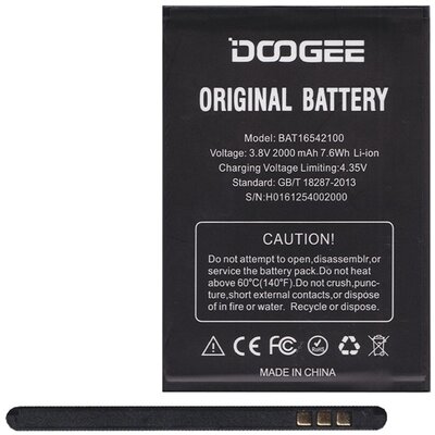Doogee BAT17542300 gyári akkumulátor 2000 mAh Li-ion - Doogee X9 mini