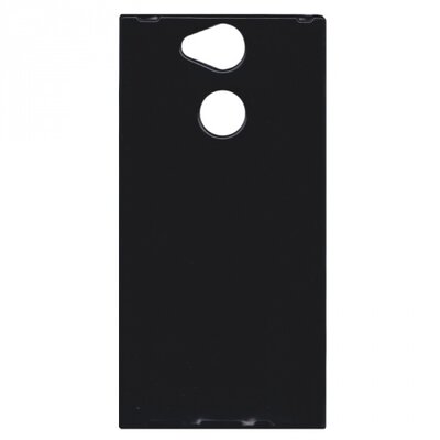 Hátlapvédő telefontok gumi / szilikon Fekete [Sony Xperia XA2 (H4113)]