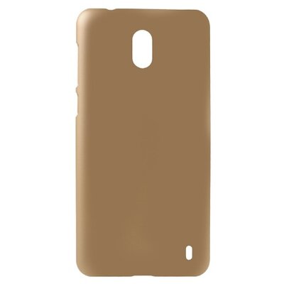 Műanyag hátlapvédő telefontok (gumírozott) Arany [Nokia 2]