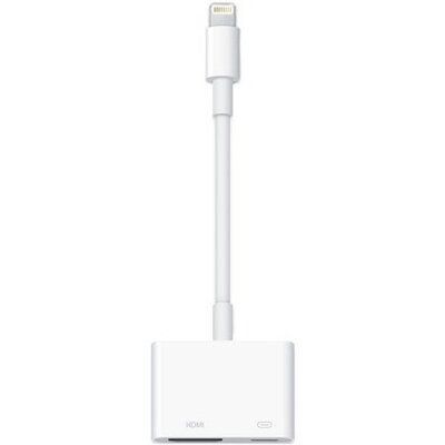 Apple MD826ZM/A TV/HDMI adapter kábel, HDMI-DV (Lightning 8 pin), Fehér [Apple IPAD (4th Generation), Apple IPAD Air, Apple IPAD Air 2, Apple IPAD mini, Apple IPAD mini 2 , Apple IPAD mini 3, Apple iPhone 5]