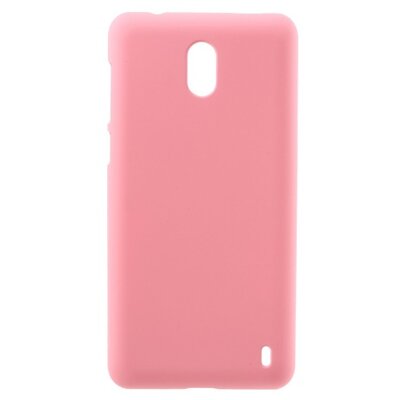 Műanyag hátlapvédő telefontok (gumírozott) Rózsaszín [Nokia 2]