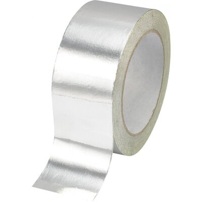 Alumínium ragasztószalag AFT-10050 Ezüst (H x Sz) 50 m x 100 mm TRU COMPONENTS 1563983 1 tekercs