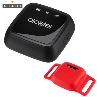 Alcatel MK20X-2AALHU1 ALCATEL MOVE TRACK BLUETOOTH GPS riasztó/nyomkövető (táskába, autóba, kisállatra, valós idejű nyomkövetés, tok), fekete