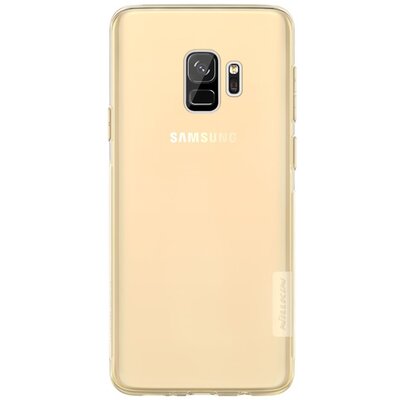 Nillkin Nature hátlapvédő telefontok szilikon hátlap (0.6 mm, ultravékony), Barna [Samsung Galaxy S9 (SM-G960)]