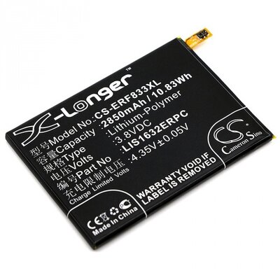 Utángyártott akkumulátor 2850 mAh Li-Polymer (LIS1632ERPC / 1305-6549) - Sony Xperia XZ (F8331)