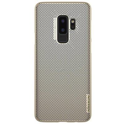 Nillkin Air műanyag hátlapvédő telefontok (gumírozott, lyukacsos) Arany [Samsung Galaxy S9+ Plus (SM-G965)]