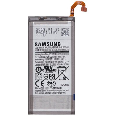 Samsung EB-BA530ABE / GH82-15656A gyári akkumulátor 3000 mAh Li-ion - Samsung Galaxy A8 (2018) SM-A530F