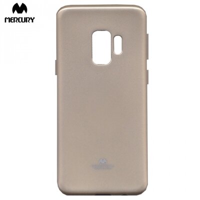 MERCURY Goospery hátlapvédő telefontok gumi / szilikon (csillámporos) Arany [Samsung Galaxy S9 (SM-G960)]