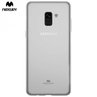 MERCURY Goospery hátlapvédő telefontok gumi / szilikon Átlátszó [Samsung Galaxy A8 (2018) SM-A530F]