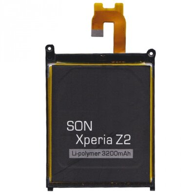 Utángyártott akkumulátor 3200 mAh Li-Polymer (LIS1543ERPC kompatibilis) - Sony Xperia Z2 (D6503)