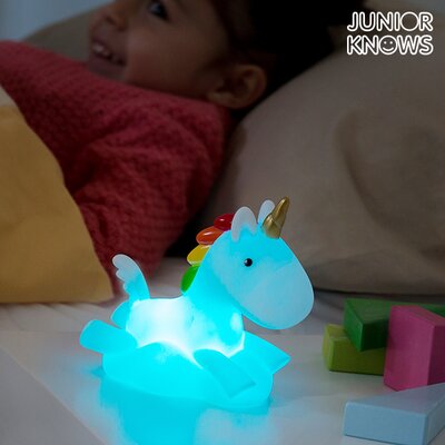 Junior Knows Unikornis Többszínű LED Éjjeli Fény