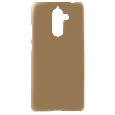Műanyag hátlapvédő telefontok (gumírozott) Arany [Nokia 7+ Plus]