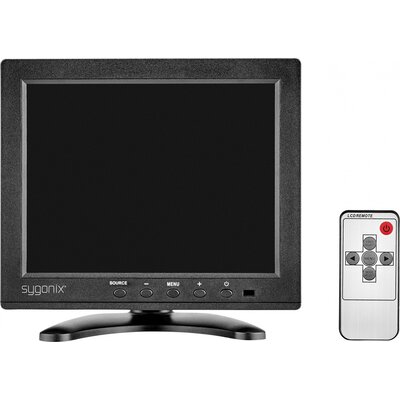 Távfelügyeleti monitor 20.3 cm (8 ) LCD, 1024 x 768px, Sygonix16885X1