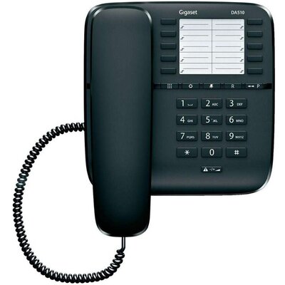 GIGASET DA510 vezetékes telefon készülék, Fekete