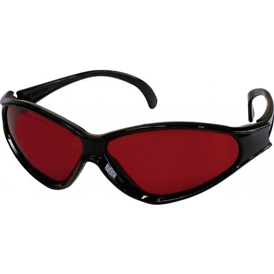 Lézerfény megfigyelő szemüveg, vörös színű lézerfényhez TOOLCRAFT 1010197