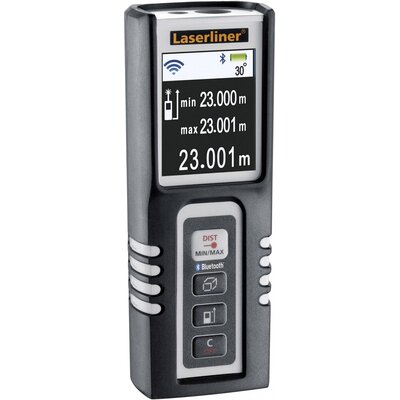 Lézeres távolságmérő, bluetooth funkcióval max. 40 m-ig Laserliner DistanceMaster Compact Plus 080.938A
