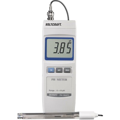 VOLTCRAFT PH-100 ATC Digitális pH mérő0 - 14 pH