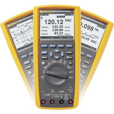 Kézi multiméter Digitális Fluke 289/EUR Kalibrált: ISO Grafikus kijelző, Adatgyűjtő CAT III 1000 V, CAT IV 600 V Kijelző (digitek): 50000