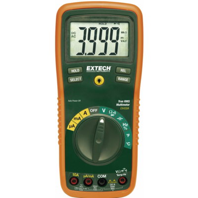 Kézi multiméter Digitális Extech EX430A Kalibrált: ISO CAT III 600 V Kijelző (digitek): 4000