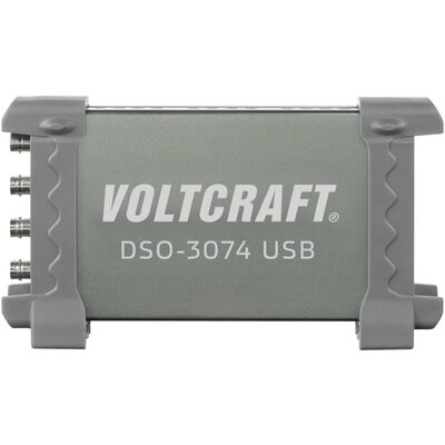 USB-s oszcilloszkóp VOLTCRAFT DSO-3074 70 MHz 4 csatornás 250 null 16 null 8 Bit Digitális memória (DSO), Spektrum analizátor