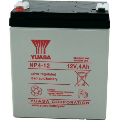 YUASA zselés akkumulátor, 12 V 4 Ah