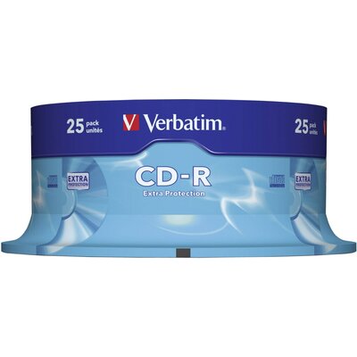 Írható CD-R 80 700 MB Verbatim 43432 25 db