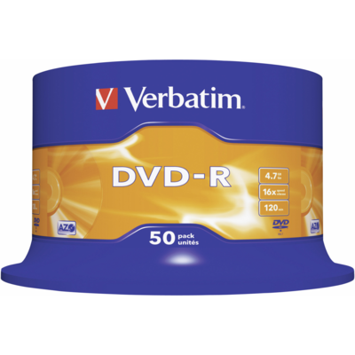 Írható DVD-R 4.7 GB Verbatim 43548 50 db