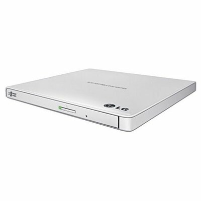 DVD-RW ultra slim felvevő LG DVD-RW GP57EW40 USB Fehér