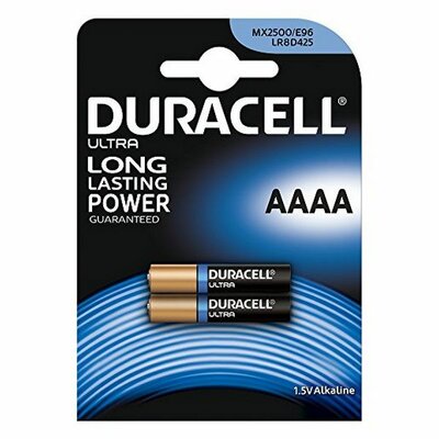 Alkáli Elemek DURACELL Ultra Power DRB25002 MX2500 AAAA 1.5V (2 darab)