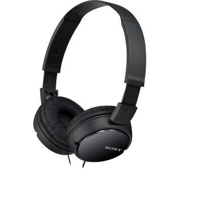 Sony MDR-ZX110AP HiFi fejhallgató, összehajtható On-Ear fülhallgató, fekete színű MDRZX110APB.CE7