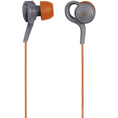 Sport fülhallgató, In Ear hallójárati mikrofonos fülhallgató, headset, fényvisszaverő karpánttal Thomson EAR320