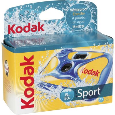 Egyszer használatos víz alatti fényképezőgép, eldobható fényképezőgép Kodak Sport 314473