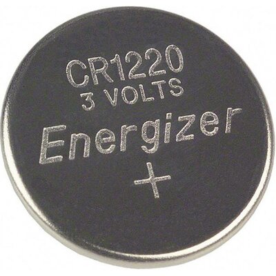 CR1220 lítium gombelem, 3 V, 40 mA, Energizer BR1220, DL1220, ECR1220, KCR1220, KL1220, KECR1220, LM1220