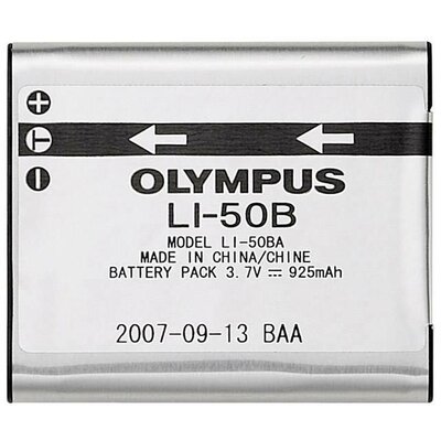 LI-50B Olympus kamera akku 3,7V 925 mAh