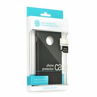 Nillkin Super Frosted műanyag hátlapvédő telefontok + kijelzővédő fólia, érdes matt felület - - Huawei P20 PRO, fekete