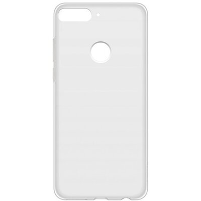 Huawei 51992418 hátlapvédő telefontok gumi / szilikon Átlátszó [Huawei Y7 Prime (2018)]
