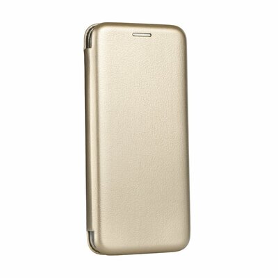 Forcell Elegance flipes, oldalra nyíló bőr hatású telefontok szilikon belső kerettel - Xiaomi Redmi 4X, Arany