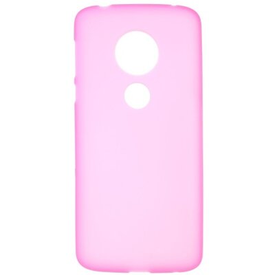 Hátlapvédő telefontok gumi / szilikon (matt, fényes keret) Rózsaszín [Motorola Moto G6 Play (XT-1922)]