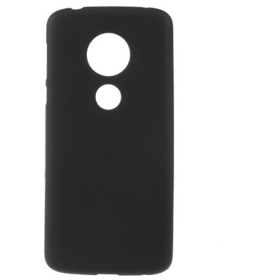 Hátlapvédő telefontok gumi / szilikon (matt, fényes keret) Fekete [Motorola Moto G6 Play (XT-1922)]