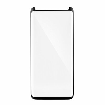 Bluestar kijelzővédő üvegfólia, vékony 0,3mm, 9H keménységi index, 5D full face - Samsung Galaxy S9, fekete