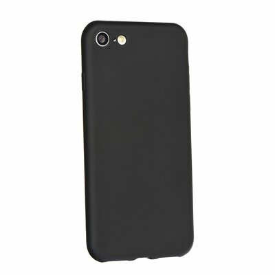 Jelly Flash matt felületű szilikon hátlapvédő telefontok - Samsung Galaxy A6+ Plus, Fekete
