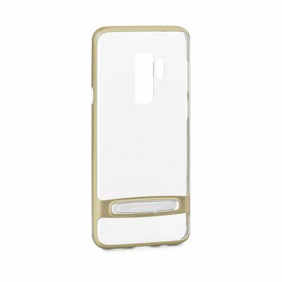 Mercury Dream minőségi szilikon hátlapvédő telefontok, erőített keret, kitámasztható - Iphone 6/6s+ Plus, Arany keret