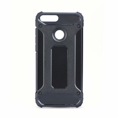 FORCELL ARMOR szilikon + műanyag hibrid hátlapvédő telefontok - Huawei P SMART, fekete
