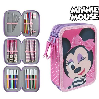 Tripla Tolltartó Minnie Mouse 3608 Rózsaszín