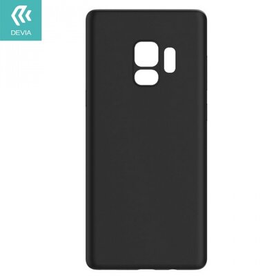 Devia C0319 DEVIA IVIEW hátlapvédő telefontok gumi / szilikon (gumírozott) fekete [Samsung Galaxy S9 (SM-G960)]