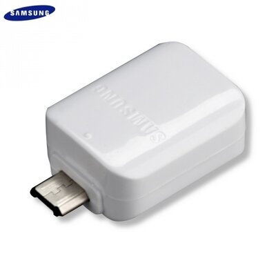 Samsung GH96-09728A / EE-UG930 Adapter (USB/pendrive csatlakoztatásához, microUSB, OTG), Fehér [Samsung Galaxy S7 (SM-G930), Samsung Galaxy S7 EDGE (SM-G935)]