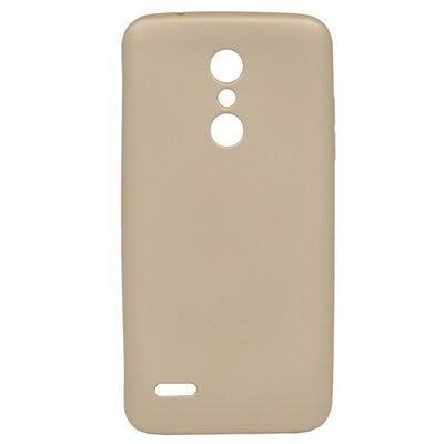 Hátlapvédő telefontok gumi / szilikon (matt) Arany [LG K11 K425 (K10 2018)]