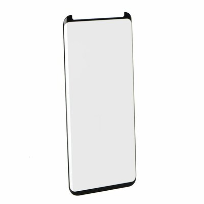 5D Full Glue ultravékony, kerekített éleket is lefedő kijelzővédő üvegfólia - Samsung Galaxy S9+ Plus (Case Friendly), fekete