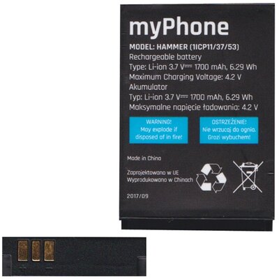 Myphone HAMMER gyári akkumulátor 1700 mAh Li-ion - Myphone Hammer